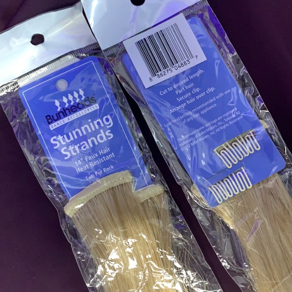 Bunheads Clip-In Hair Extensions NIP Blonde 14” Ballet Bun Wrap - Picture 5 of 6